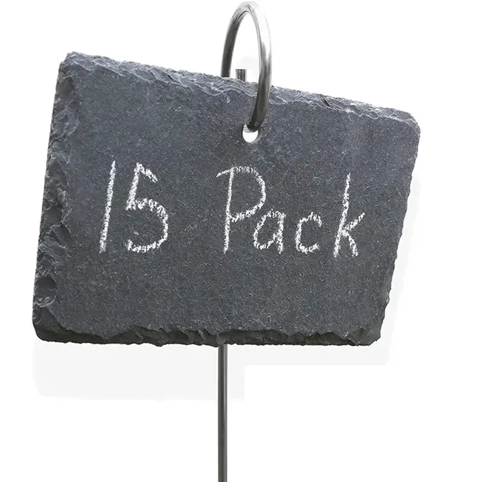 HLZS-étiquettes pour plantes en ardoise, marqueurs pour plantes de jardin, étiquettes pour herbes, a