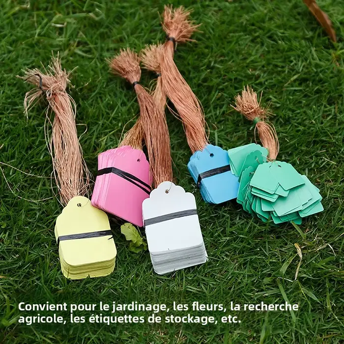 Étiquettes de plantes réutilisables