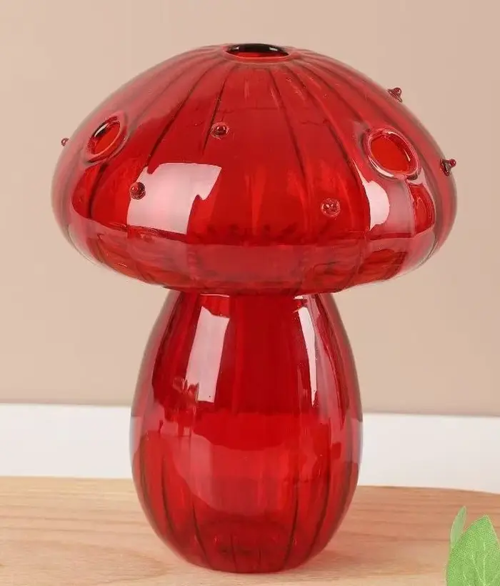 Ensemble de vase en verre à champignons – Mini Terrarium de propagation pour plantes et fleurs | Décor mignon pour la