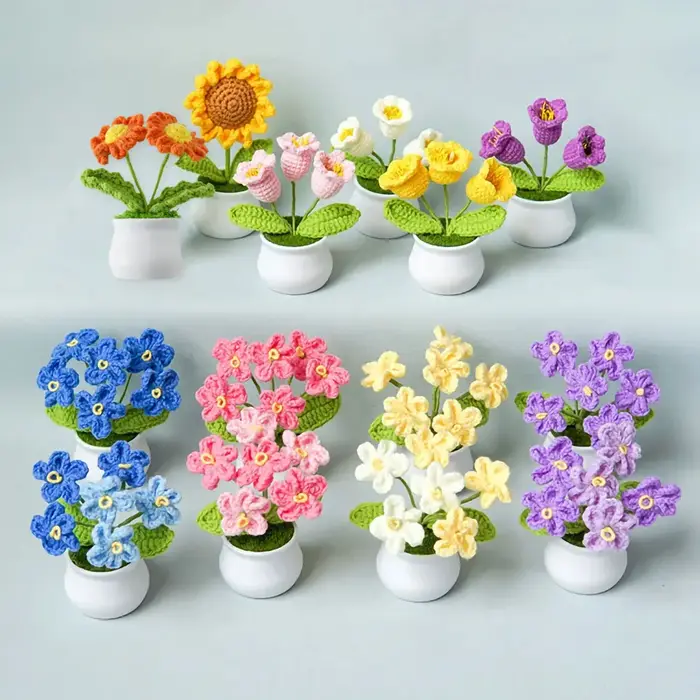 Mini Pot de Simulation tissé à la main