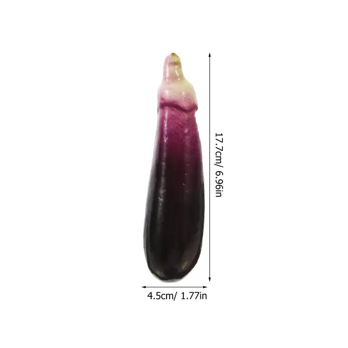 Réplique réaliste d'aubergine de qualité supérieure