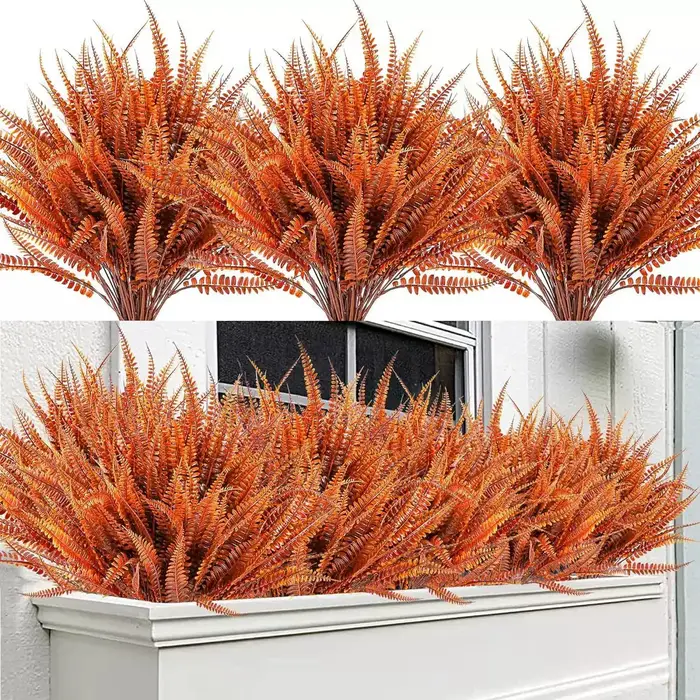 Plantes Artificielles Décoration d'Automne pour la Maison et le Jardin
