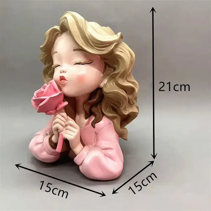 Moule en silicone pour pot de fleurs en forme de rose
