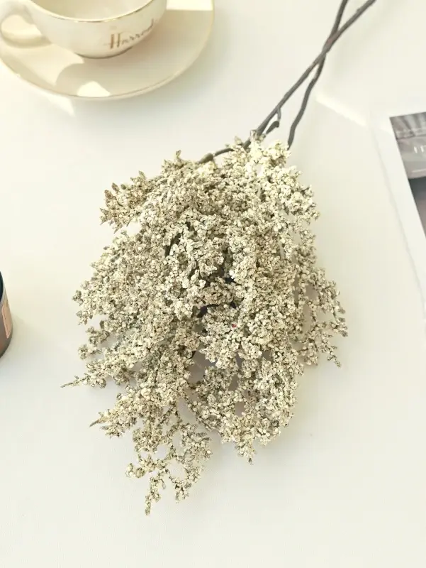 Plantes artificielles en soie, herbe, décorations pour les fêtes, mariages, maison, artisanat, vases