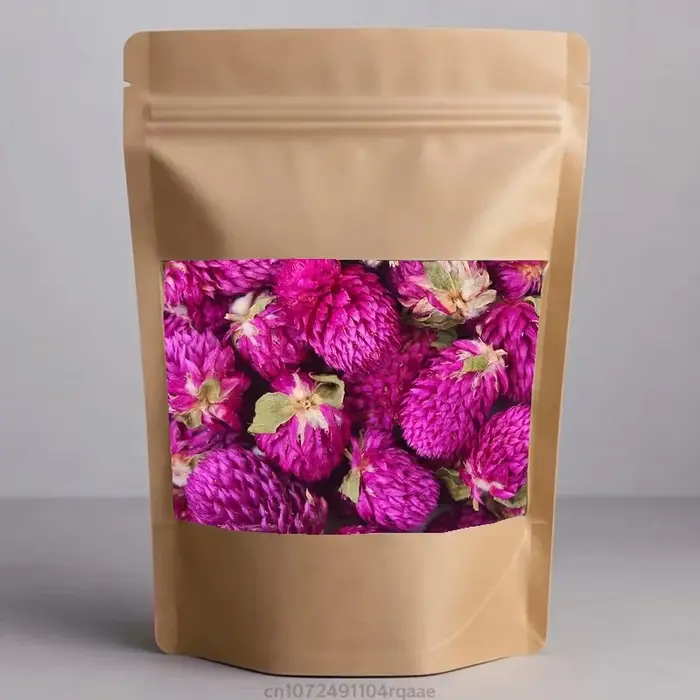 Fleurs séchées de Gomphrena naturelles rouge et violet – Décor de haute qualité pour la fabrication de savon