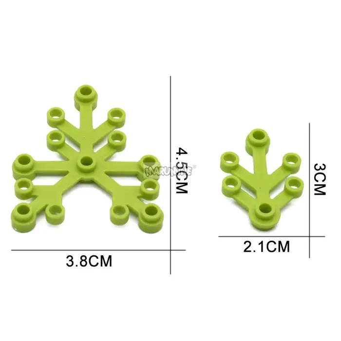 Marumine – blocs de MOC de feuilles d'arbre