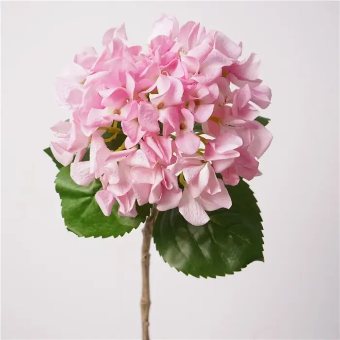 Hydrangeas artificiels hydratants au toucher réel, fleurs artificielles multicolores en soie, bouque