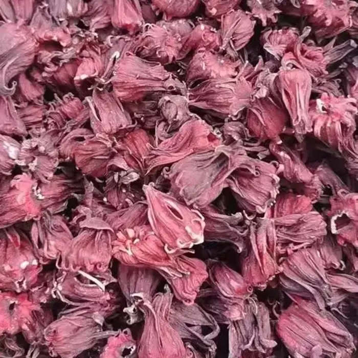 Poudre de fleurs de roselle et de hibiscus sabdariffa séchées naturelles de haute qualité pour les t