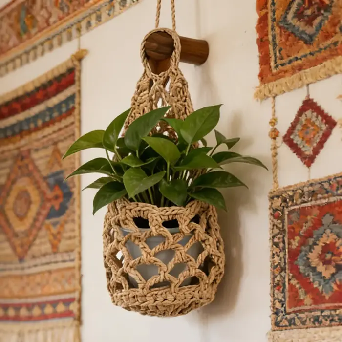 Support mural pour plantes