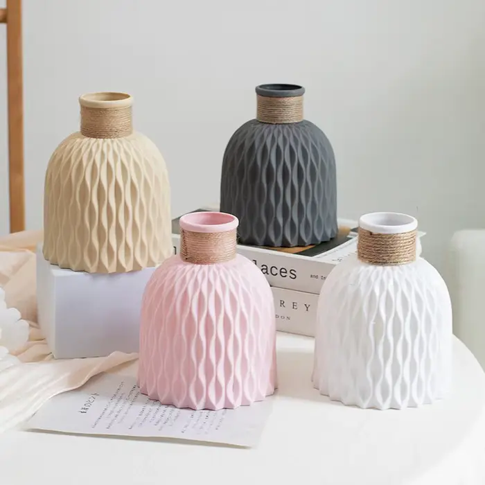Vase à fleurs en plastique avec UL