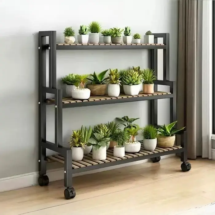 Étagère murale grande pour plantes de balcon