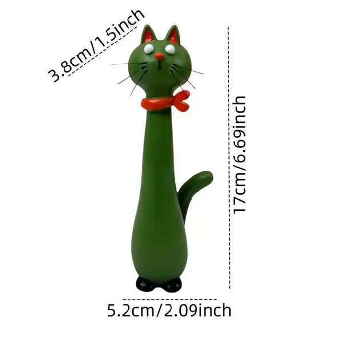 Vase original en forme de chat, pot à fleurs amusant pour petites plantes, décoration de bureau ou d