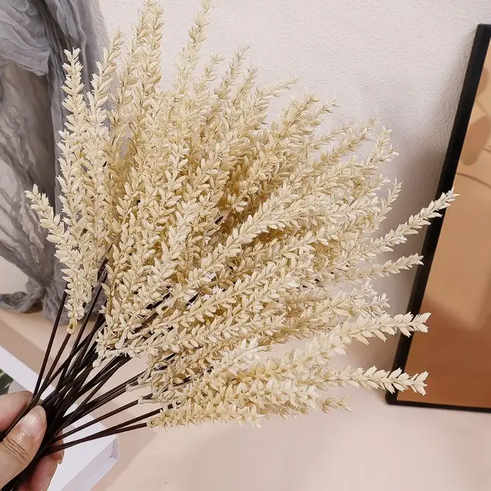 Plantes de Blé Artificielles vaccées en Plastique pour Décoration de Mariage