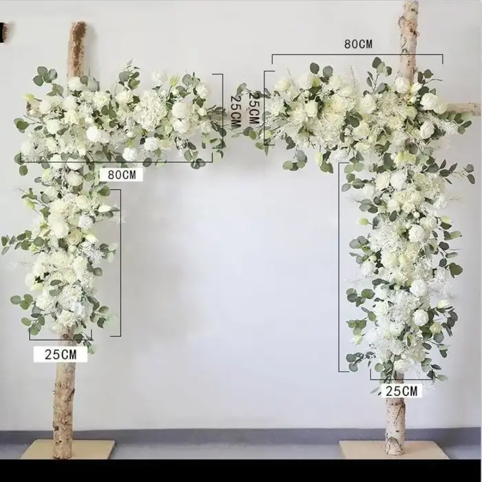 NucleoFor-Arche de Fleurs Artificielles pour Décoration de Mariage