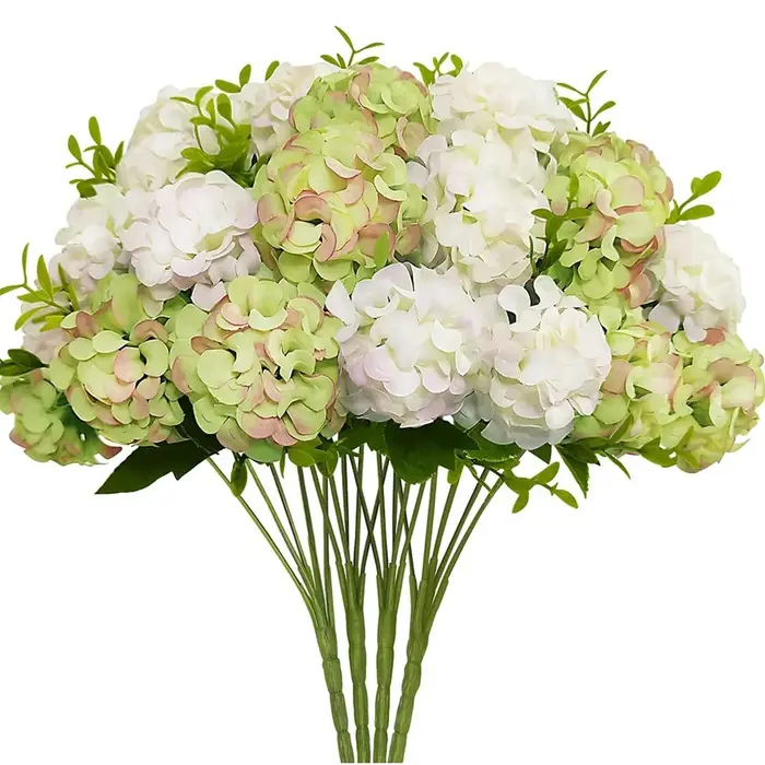Fleurs d'oeillets artificielles en soie