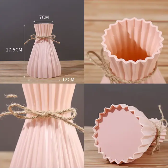 Vase à fleurs en plastique ne peut pas contenir de l'eau