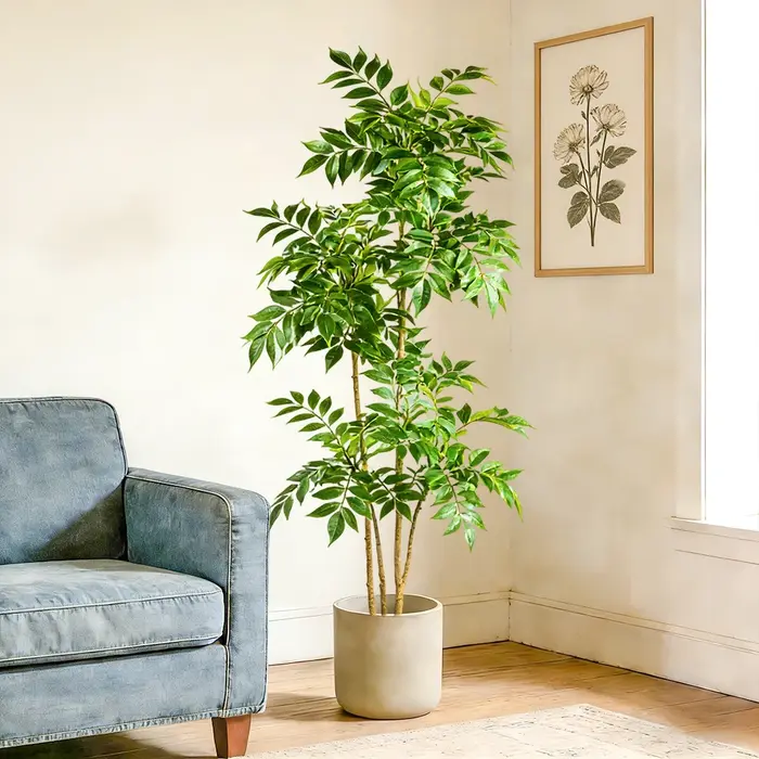 Arbre artificiel en caoutchouc de 76-140 cm