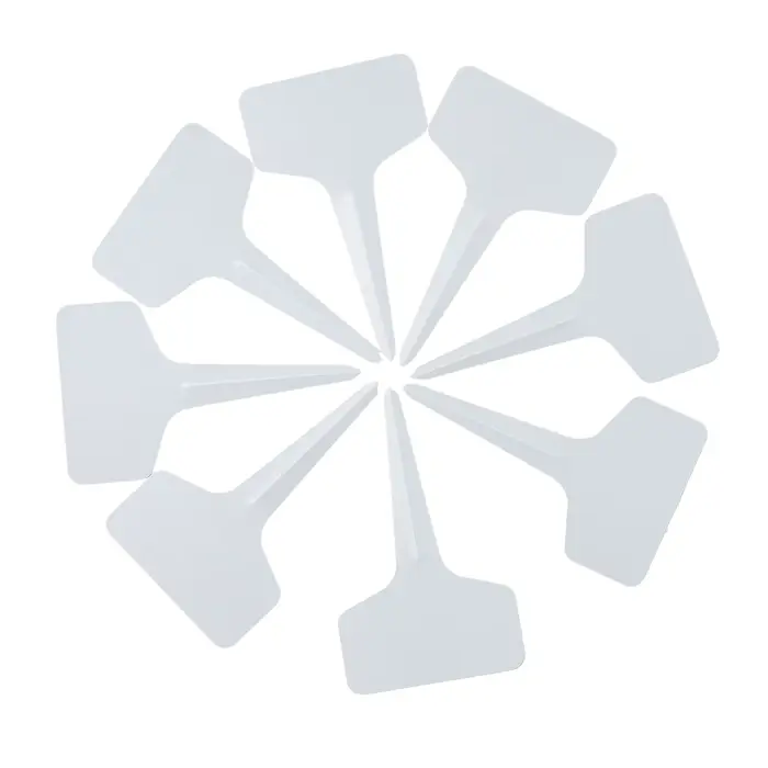 Marqueurs d'étiquettes pour plantes de Type T, 50 pièces, en PVC, pour Classification des plantes de